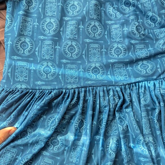 Legend of Zelda Weapons Wrap Dress -Maxi - Picture 3 of 6